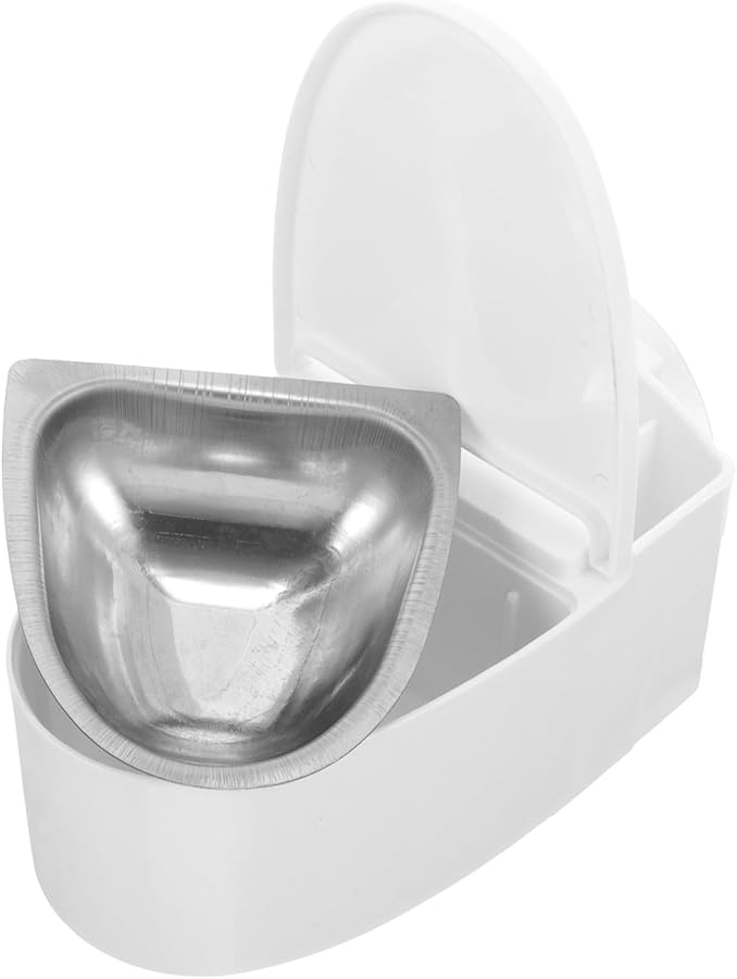 حامل جدار مرحاض على شكل منفضة سجائر مع غطاء تركيب بدون حفر ملحق دخان زخرفي - Image 1